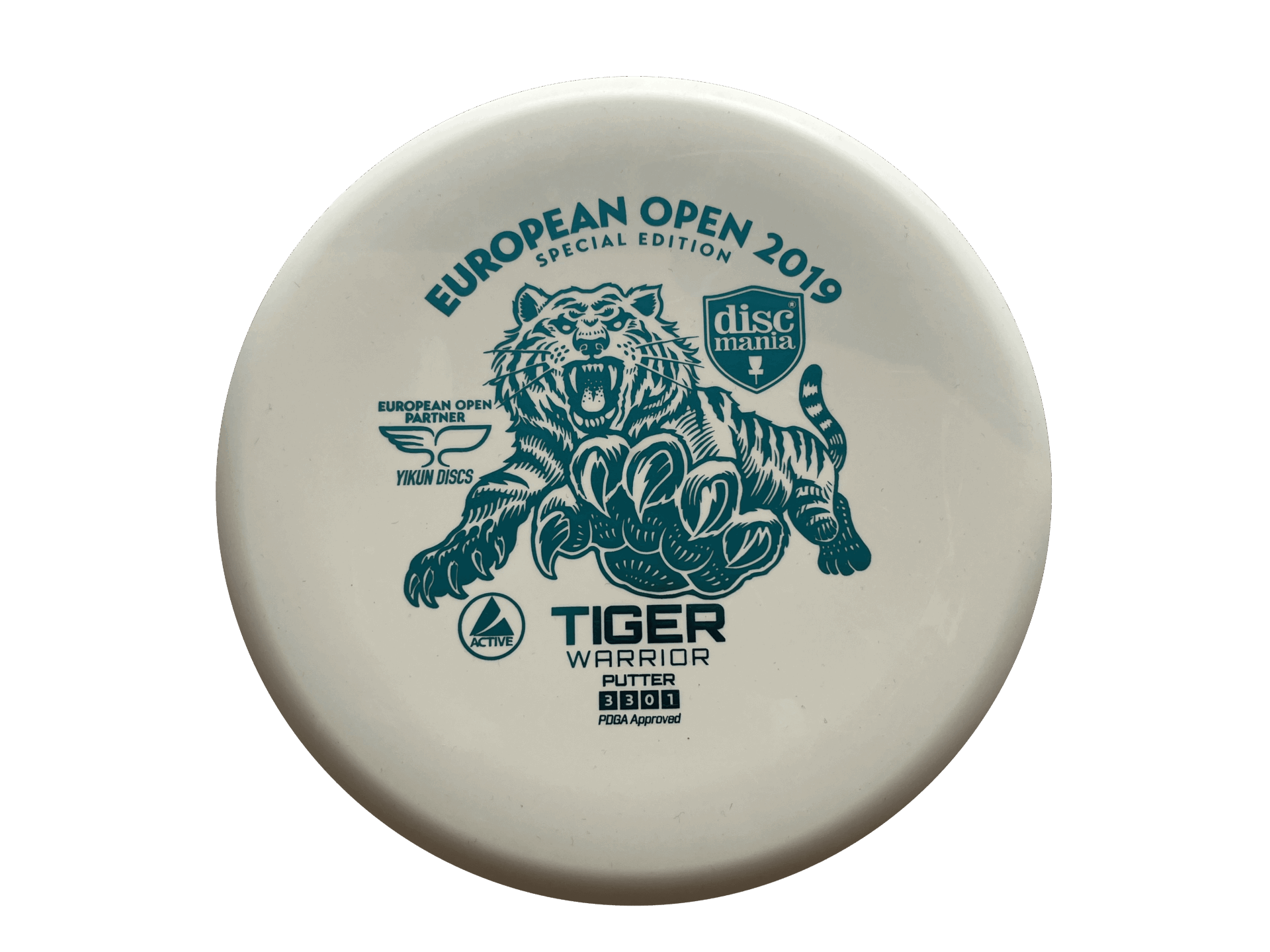Discmania-Active-Line-Tiger-Warrior-aka-Sensei-EO-2019-Special-Edition-169-171g-valkoinen