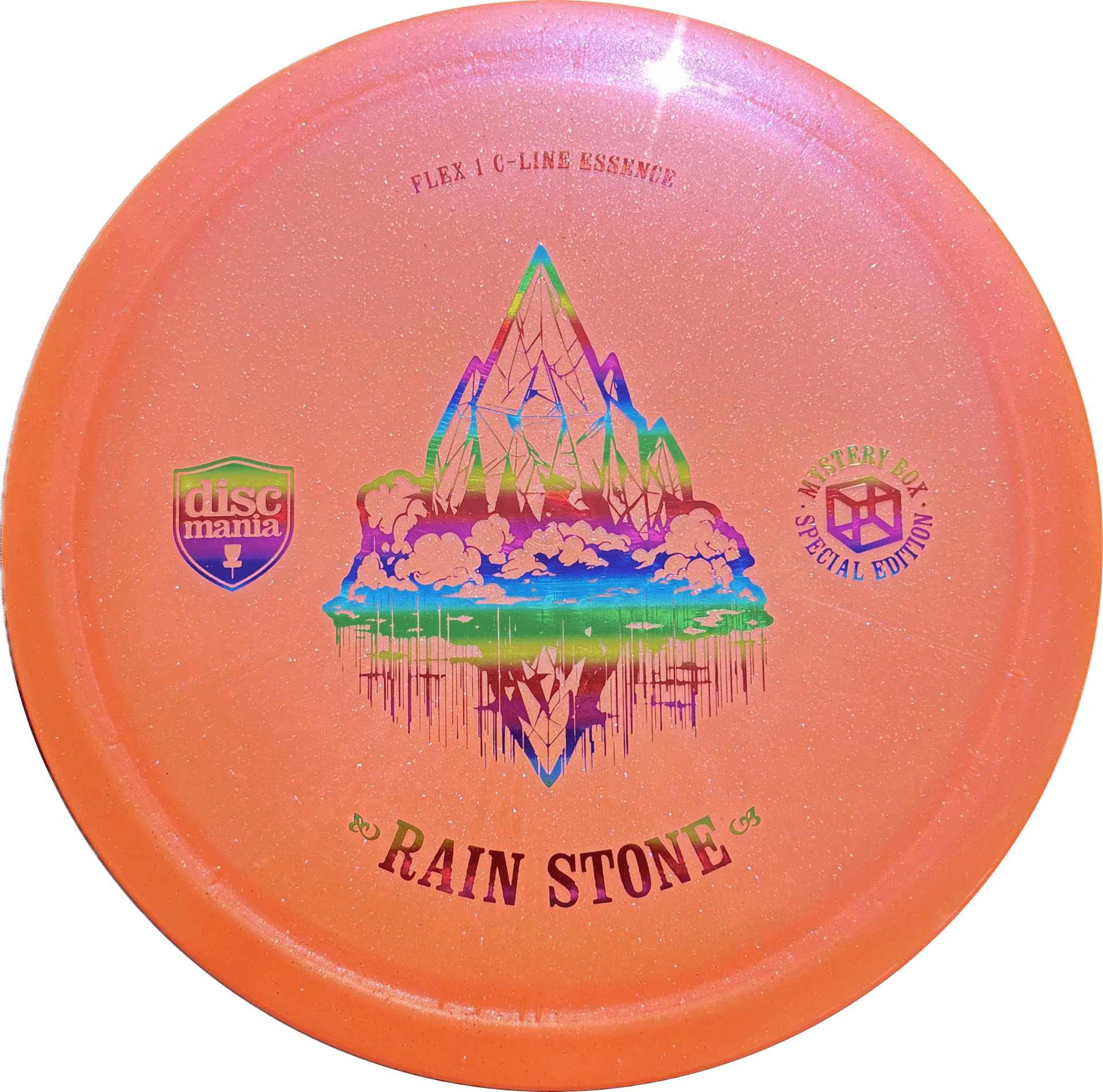 Discmania_Flex_1_C-Line_Essence_Rain_Stone_Manianite_173g_rainbow_stamp