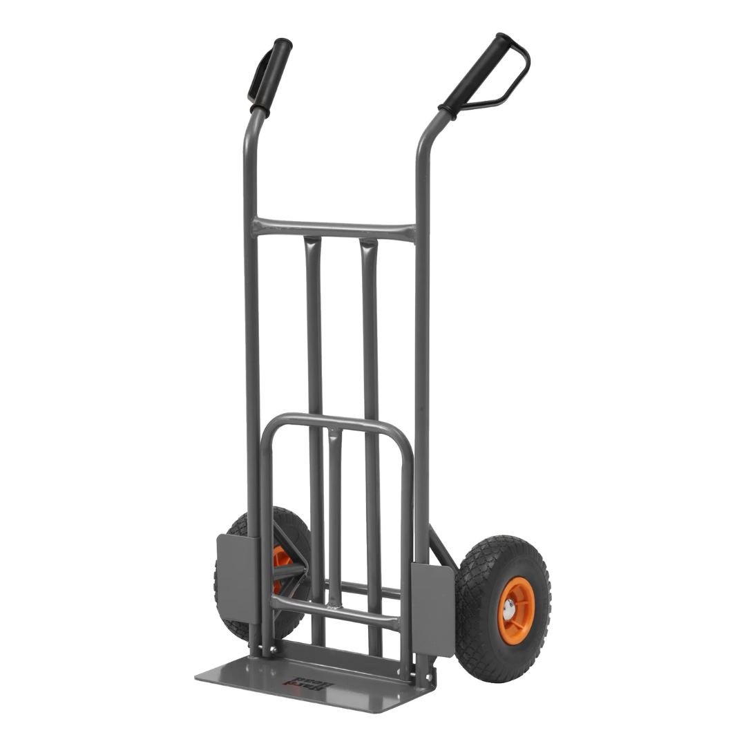 Nokkakärry 250 kg vuokralle Oulussa | Hard Head varastokärry Nokkakärry taittuvalla kuormalevyllä – varastokärry vuokraus